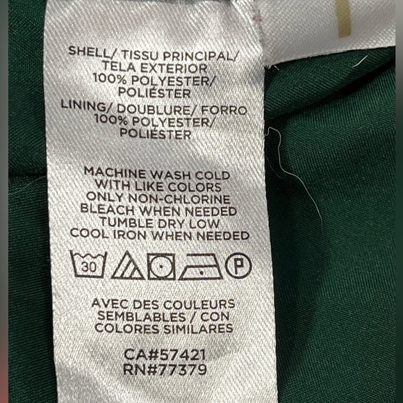 Green Plaid Pleated Midi Dress by Ann Taylor - Picture 6 of 10